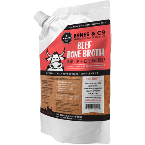 Bones & Co Dog Frozen Bone Broth Beef 16oz