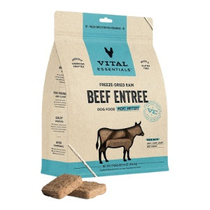 Vital Essentials Dog Freeze-Dried Mini Patties Beef 14oz