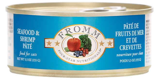 Fromm Cat Seafood & Shrimp Pate Can 5oz