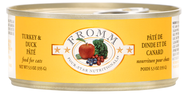 Fromm Cat Turkey & Duck Pate Can 5oz