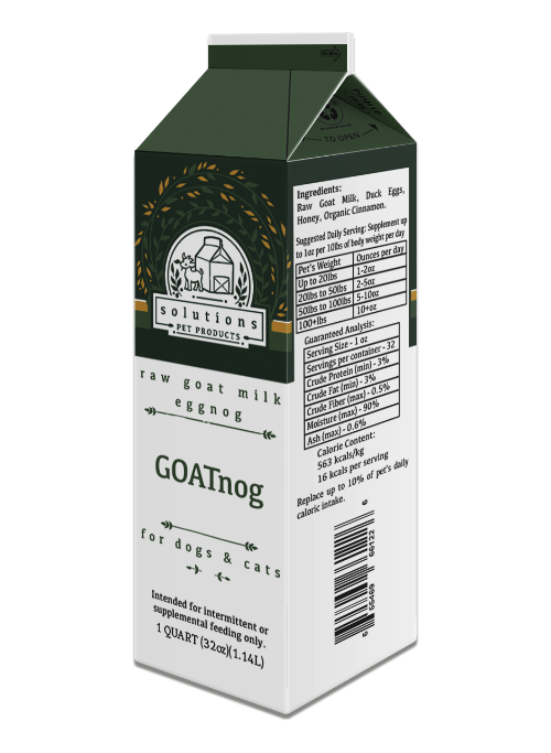 Solutions Frozen Raw "Goat-Nog"