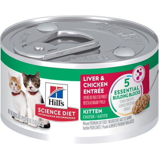 Hill's Science Diet Kitten Liver and Chicken 2.9 Oz