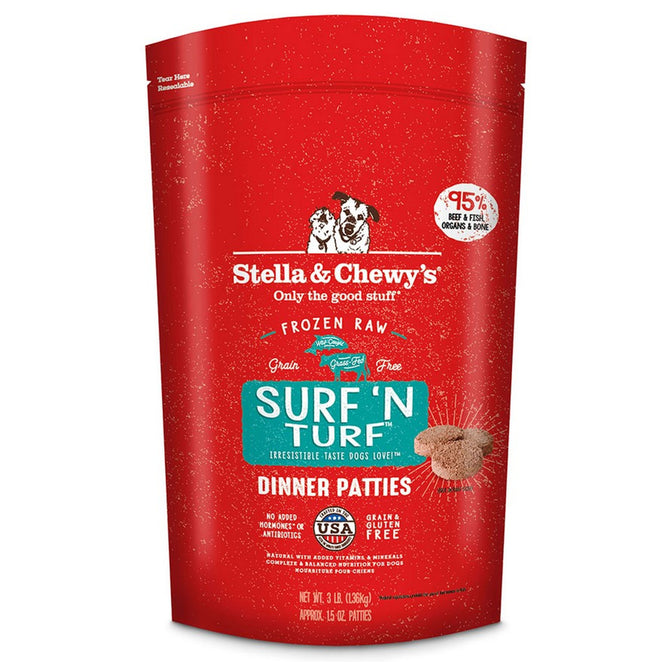 Stella & Chewy's Frozen Raw Surf n Turf for Dogs
