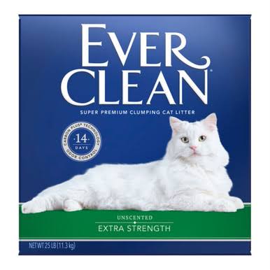 Everclean Unscented Cat Litter 25lbs