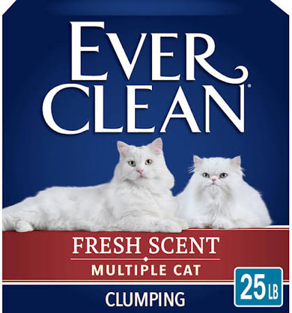 Everclean Fresh Scent Multiple Cat Litter 25lb