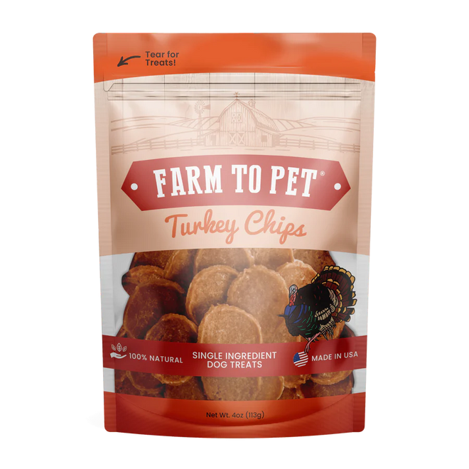 Farm To Pet Single-Ingredient Turkey Chips