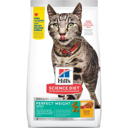 Hill’s Science Diet Perfect Weight Cat Chicken & Brown Rice 3lb