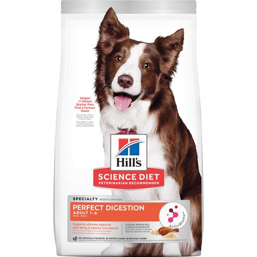 Hill's Science Diet Dog Perfect Digestion Chicken and Brown Rice 12lb